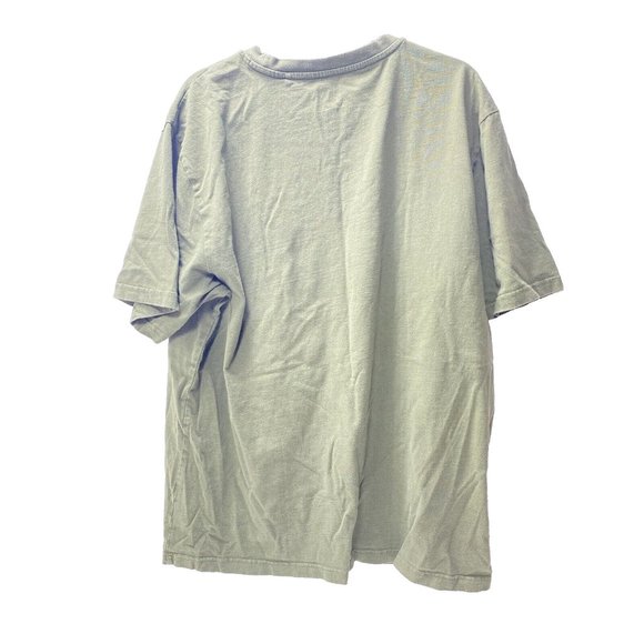 Men's Green Construction CAT Caterpillar XXL Label Pocket T-Shirt Workwear As is - Picture 4 of 9